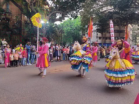 The Panjim Shigmotsav on Saturday was attended by a large number of people.