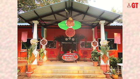 The 'balcao' at ‘Nachneachem Fest 2023’ in Mapusa