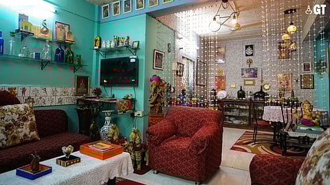Jyoti Kunkolienkar's house, an epitome of art.