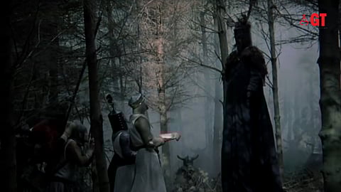 A still from Monty Python and The Holy Grail