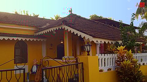 After renovation, Vivenda de Rebellos, in Cuncolim, retains much of its original design