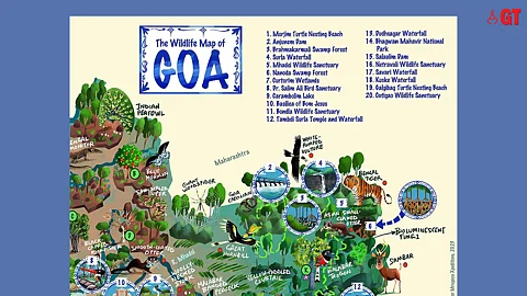 On the occasion of World Environment Day, June 5, Goa based eco-tourism and conservation education organization, Mrugaya Xpeditions, released The Wildlife Map of Goa