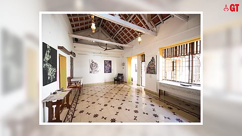 The interior of Carpe Diem Art Gallery, Majorda,