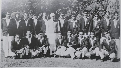 Not just brand Goa but India: Salgaocar FC players with late Prime Minister Jawaharlal Nehru.