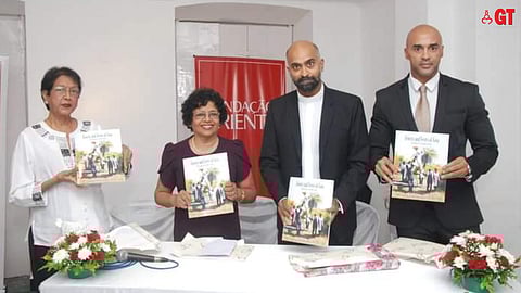 ‘Feasts and Fests of Goa, The Flavour of a Unique Culture’ by Celina de Almeida (second from left) was released at Fundacao Oriente, Panjim on June 24, 2023