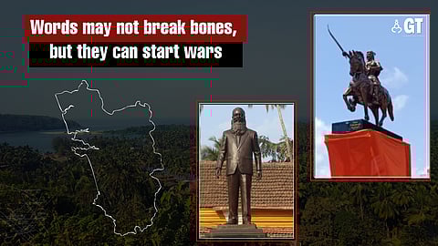 There appears to be a new fascination for building statues in Goa.