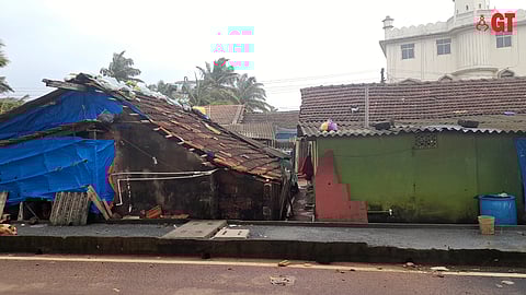 Partly demolished structures still dot the place that once buzzed with music, booze, women and men.