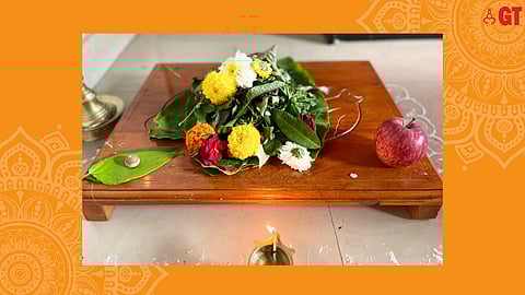 In Goa, certain leaves and flowers are worshipped during 'Shravan Aaitar'