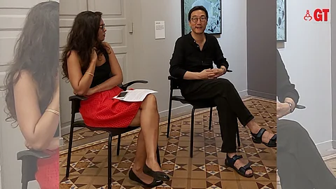 The artist in conversation with Leandre D'Souza.