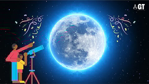 The very rare appearance of the Sturgeon Super Blue Moon will be observed in Goa on August 31, 2023.