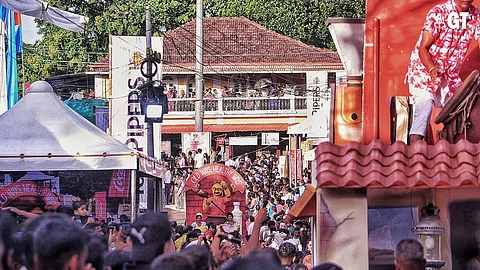 The Bonderam organised by Piedade Youth Association had a high turnout this year.