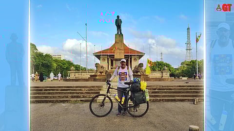 Margao-based software engineer, Lynn Barreto, has cycled to several countries including Nepal, Vietnam and Sri Lanka (left)