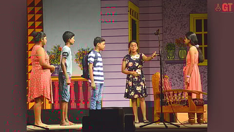 'Ugttem Mollob', staged by The Rosary High School, Cujira-Bambolim, was one of the entries at the Inter-School Tiatr Competition