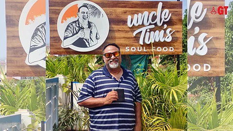 Uncle Tim who is the co-owner of Uncle Tim’s Soul Food.