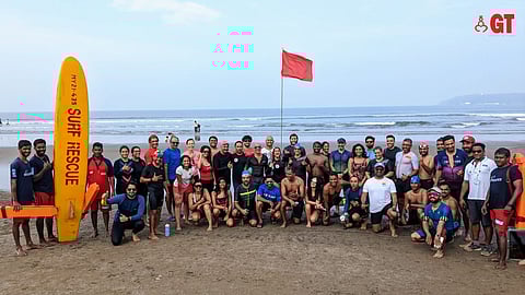 Swimming orientation and training for a long-distance triathlon conducted by GOWSC.