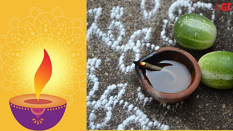 Traditional Diwali festivities in Goa were closely connected with Nature