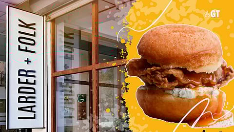 Indulge in freshly baked items at Larder and Folk.