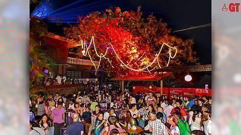 Club Cubana, Arpora, is a night club in the sky that does not disturb the locals.