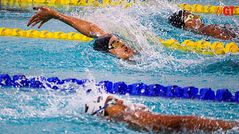 Sanjana Prabhugaokar made an impressive splash in the Campal pool in Panjim and managed to fetch a silver for Goa.