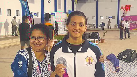 SILVER FOR SHRUNGI:
The smile of mother and daughter says it all.