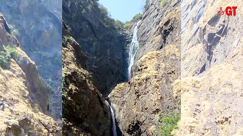 The Vazara Sakla waterfall.
