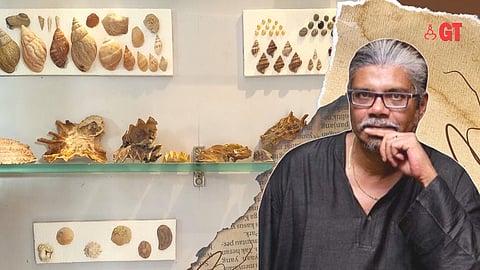 Around 9,000 shells are on display at Victor Hugo Gomes' Kharvi Abode museum in Betul.