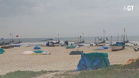 Fishing is an integral part of living at Waddi beach in Benaulim.