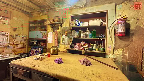 The shop is a reflection of Santosh Amonkar's dedication and hard work.