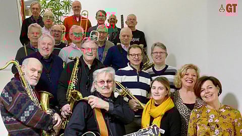 'The Moving Big Band' comprises 19 musicians of all ages.