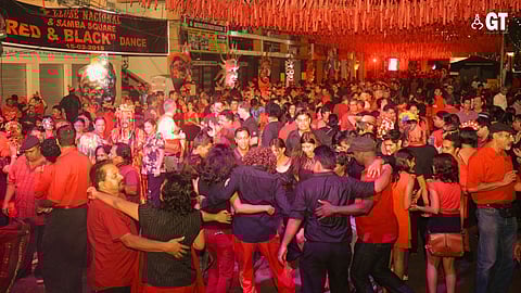 The Carnival fun hits the peak at the Red and Black dance in Panjim.