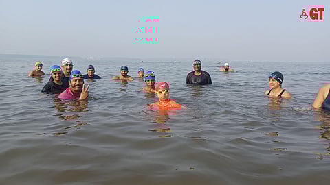 INTO THE DEEP: Those who come to Bambolim, the open water presents a new opportunity to never fear the deep.