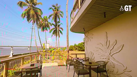 THE VIEW: Overlooking the Chapora River, Issa in Siolim, North Goa.