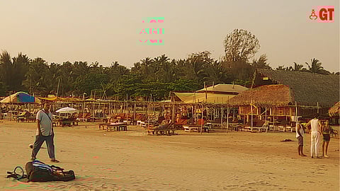 CHANGING TIMES: These days, beach shacks in Morjim are frequented by Indian tourists, rather than Brits.