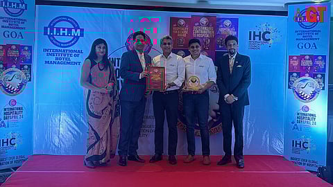 WELL DONE: FLY91 received the prestigious IHC London- IIHM Hospitality Honours List 2024 award during a ceremony hosted in Goa.