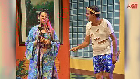 FAMILY DRAMA: Retired DySP Sammy Tavares’ monsoon tiatr is called ‘Grandma’.