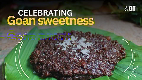 ATOL: A traditional Goan sweet prepared with chana dal, parboiled rice, coconut, palm jaggery, and other fine ingredients.