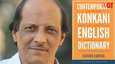 BRIDGING LANGUAGES: Isidore Dantas’ dictionary addresses demand for Konkani in Roman script.