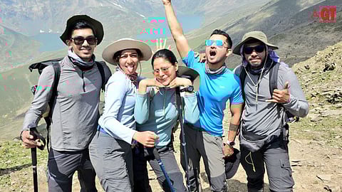FRIENDS, FITNESS, AND FUN: This group of friends took on a fitness challenge to celebrate Nigel's birthday and strengthen their bond.