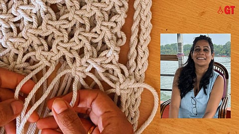THREAD OF LIFE: Lisanne Gomes is all set to teach participants the macrame technique.