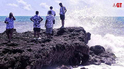 FATAL ATTRACTION: In Goa, tourists risk life and limb for selfies, standing or sitting on slippery rocks on the beach and atop forts.