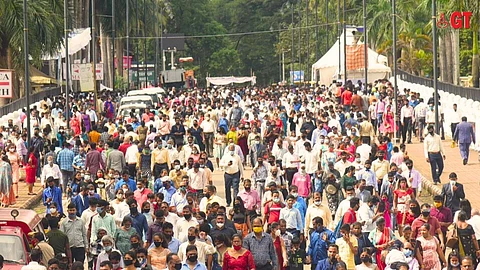 KEEP THE FAITH: Every ten years, millions of people descend on Old Goa to get a closer glimpse of St Francis Xavier.