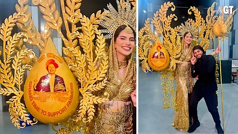 PAR EXCELLENCE: Goa's Melvyn Noronha designed the show-stopping costume worn by India's Rachel Gupta at the Miss Grand International 2024 pageant.