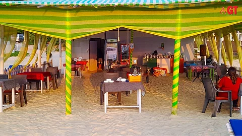 Jamny's is a shack in Benaulim, South Goa.