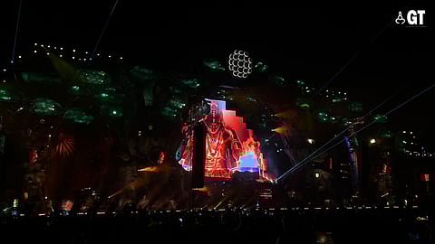 The Sunburn main stage in December 2023.