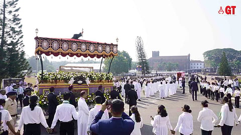 The final day procession of exposition 2024.