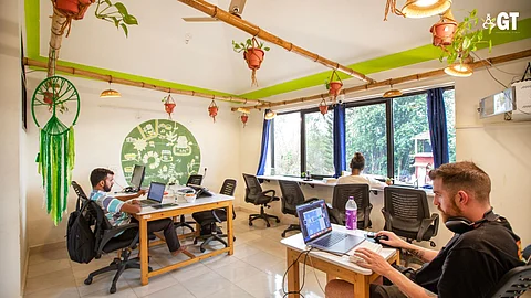 One of the workstation on the property.