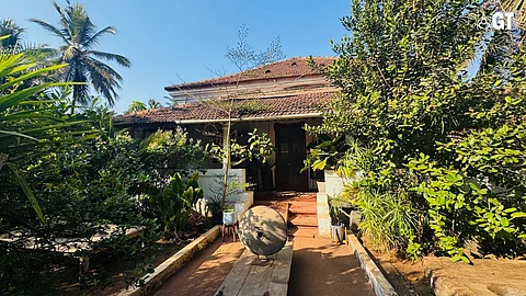 An old Goan home has been converted into an art gallery.