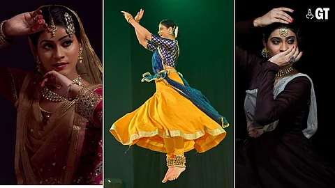 The renowned Kathak dancer, Nidhi Prabhu.