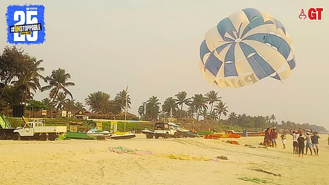 Watersports activities in Goa have increased owing to the hot weather conditions.
