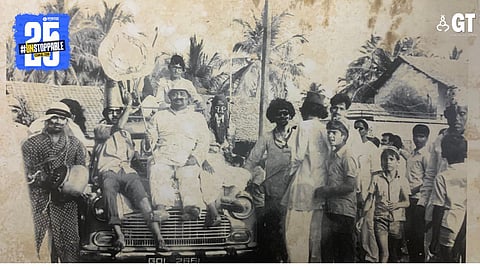 'Holi' celebrations in the 70s in Assolna also featured a 'Holi' King and 'shishya'